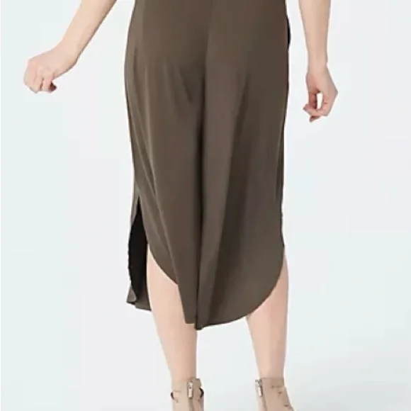 🚨Sale🚨!! New G.I.L.I Wide Leg Crop Pants Size Large - Picture 4 of 9